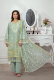 Stylish Embroidered Lawn Dress with Cotton Dupatta