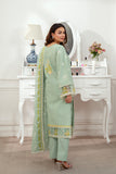 Stylish Embroidered Lawn Dress with Cotton Dupatta