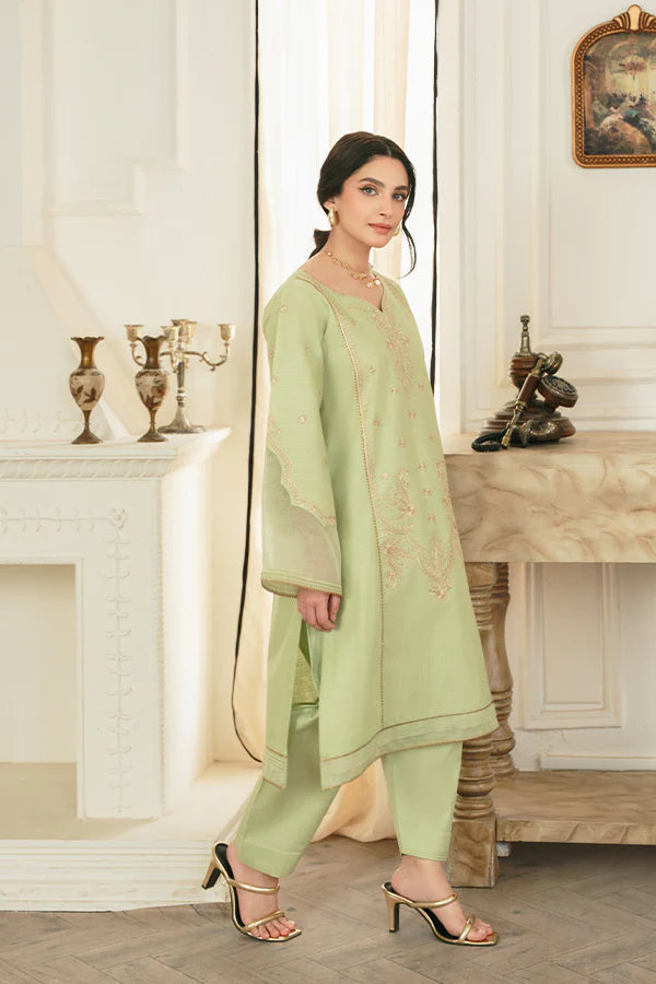 Bano 2-Piece Lawn Set with Intricate Gold Embroidery