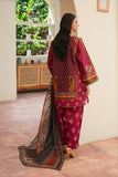Maahi – Cherry Pink 3-Piece with Flowy Sleeves, Dupatta & Trousers