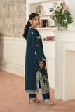 Fasana Blue Lawn Ensemble with Multi Embroidery Details