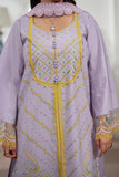 3-Piece Embroidered Lawn Dress with Cotton Net dupatta