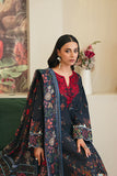 Jahan – Midnight Blue 3-Piece with Florals & Embroidered Details