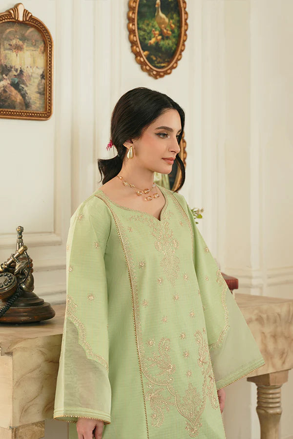 Bano 2-Piece Lawn Set with Intricate Gold Embroidery