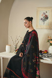 Black Schiffli Embroidered Shirt with Cambric Pant & Dupatta