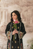 Leila Black Lawn Kurta Set with Intricate Floral Embroidery
