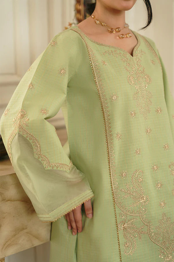 Bano 2-Piece Lawn Set with Intricate Gold Embroidery